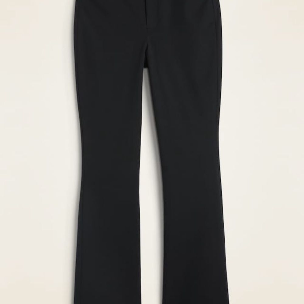 Old Navy Women's Black Pixie Flared Pants